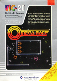 Omega Race Vic-20  box art